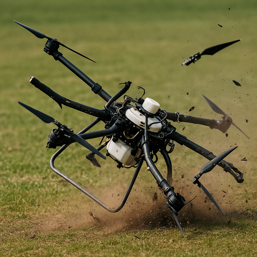 Drone crash context